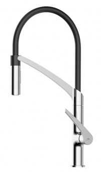 RUBINETA - Ultima-50 Black & Chrome Tap