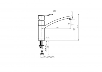 RUBINETA - Static-20 Chrome Tap