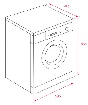 TEKA - Freestanding Washer Dryer 8kg/6kg