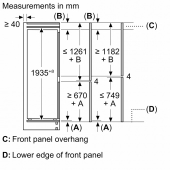 NEFF - N30 Built-in Fridge Freezer KI7961SE0