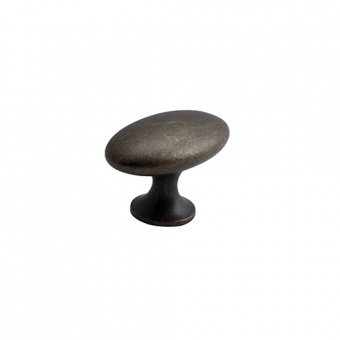 Antique Brown Oval Knob 60mm