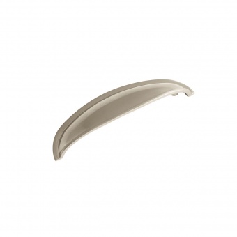 Brushed Nickel Round Cup Handle