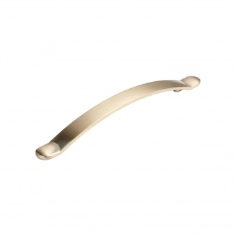 Brushed Satin Brass Bow Handle 232mm