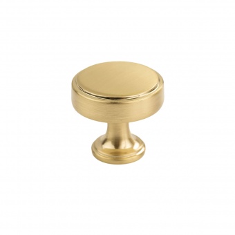 Brushed Satin Brass Knob 40mm