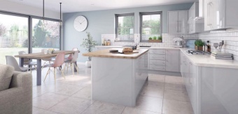 LUMI - Gloss PVC Collection - Dove Grey Gloss