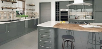 LUMI - Gloss PVC Collection - Grey Gloss
