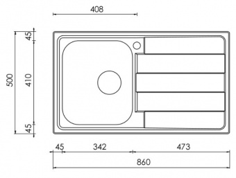 LEVANTE 1.0 - Stainless Steel Sink