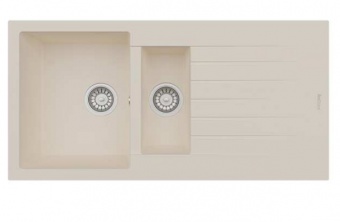 Composite Sink - Granite Cream 1.5 Bowl & Drainer