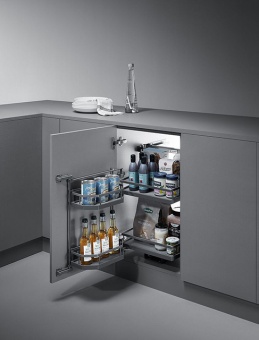 Swing Out Base Larder 450mm