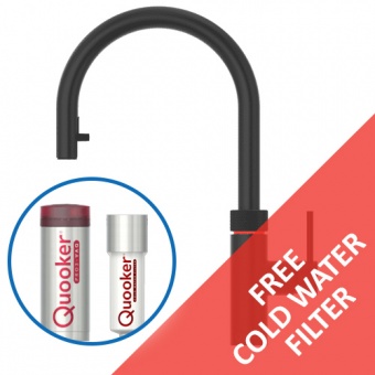 QUOOKER SPECIAL OFFER 3 - PRO3 Flex Black 3-in-1 FXRBLK Tap & PRO3 Tank & Free Cold Water Filter CWF