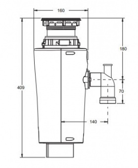 WASTEMASTER - 0.75HP Deluxe Food Waste Disposer