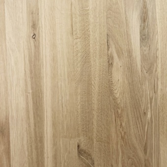 SOLID OAK EDGEGLUED PANEL - Full Length Stave Sanded Unfinshed 2440x600MM