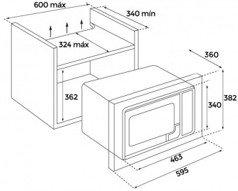 TEKA - Built-In Microwave & Grill Stainless Steel