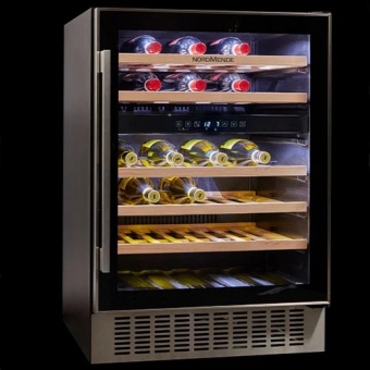 NORDMENDE - 60cm Dual Zone Wine Cooler WC46IX