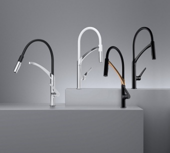 RUBINETA - Ultima-50 White & Chrome Tap