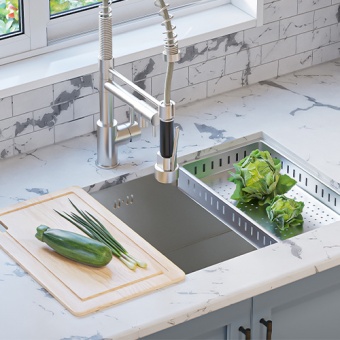 LEO - Undermount Sink Stainless Steel & Chopping Board