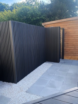 WPC Capri "Charcoal Grey" - Composite Cube Wall Cladding