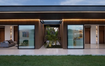 WPC Crete CoEx "Teak Brown" - Cube Composite Wall Cladding