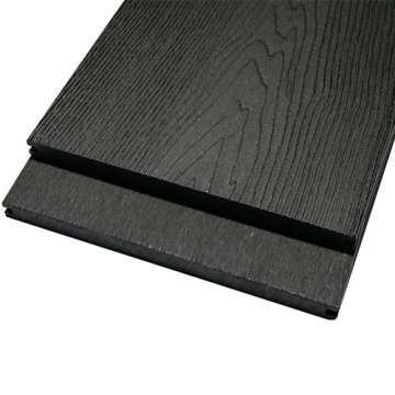 WPC 3D WOODGRAIN "Anthracite" - Santorini Solid Wide Board (249mm – 10”)  Composite Decking 3.9M