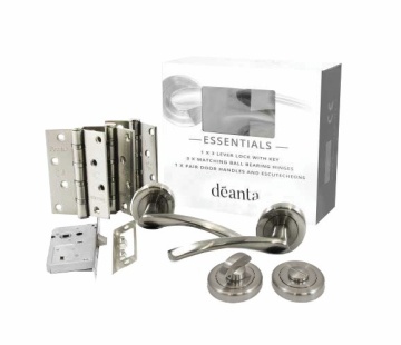 DEANTA - Inishmore Satin Nickel SN Bathroom Lockset LHH032