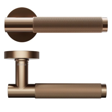 DEANTA - Roma Satin Dark Rose Gold Bathroom Lockset LHH069