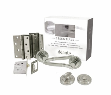 DEANTA - Tara SN Satin Nickel Bathroom Lockset LHH028WC 