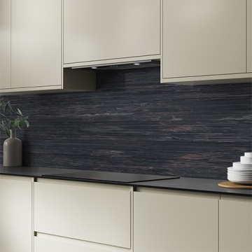 ALLOY SPLASHBACKS - Charred Cedar Timber