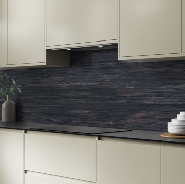 ALLOY SPLASHBACKS - Charred Cedar Timber
