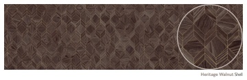 ALLOY SPLASHBACKS - Heritage Walnut Shell