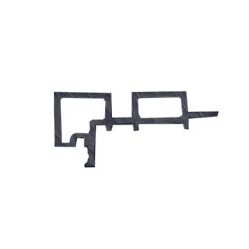 WPC Crete CoEx "Cedar" - Cube Cladding Corner Profile 49mm x 106mm x 2.9M