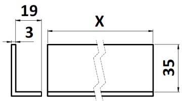 ALM - Headrail L Shape