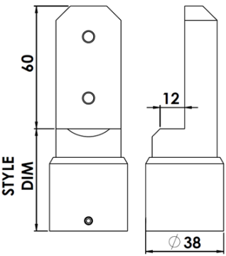 ALM - Partition Support Leg
