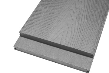 WPC 3D WOODGRAIN "Grey Slate" - Solid Wide Board (249mm – 10”) Composite Decking 3.9M