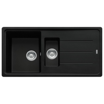 FRANKE - Basis 1.5 Bowl Sink Reversible Fragranite Matt Black