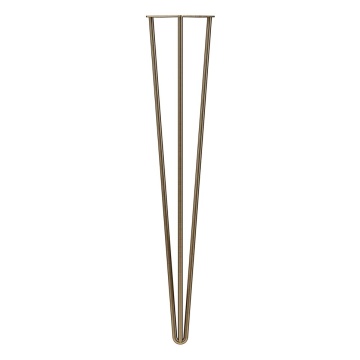 ROTHLEY - Hairpin Table 3 Pin Leg Antique Brass 710MM