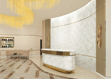 HANEX SOLID SURFACES VENATO - VM-004 Marble Champagne