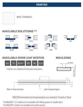 ERKADO - Baldur 1 Lacquered Doors