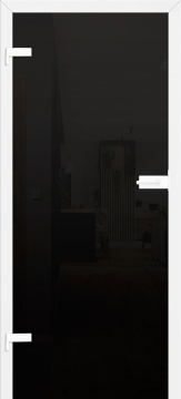 ERKADO - Graf 65 Black Opaque Glass Doors