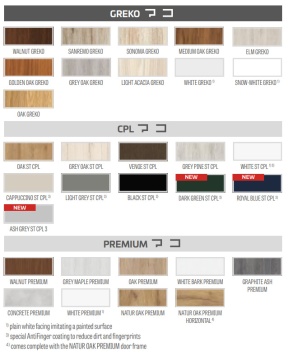 ERKADO - Lorient 9 Flush Doors