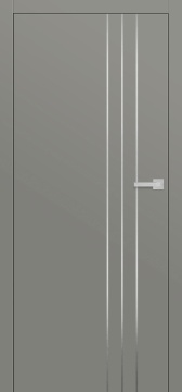 ERKADO - Inlays Brushed Steel Lux 103 Doors
