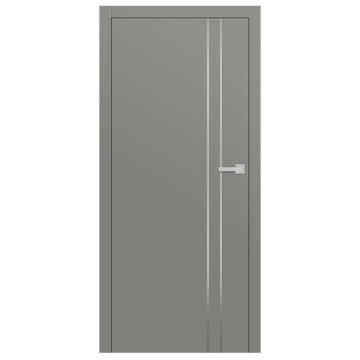ERKADO - Inlays Brushed Steel Lux 104 Doors