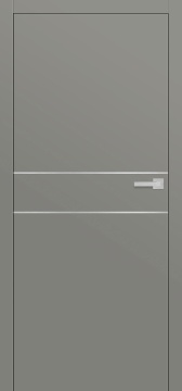 ERKADO - Inlays Brushed Steel Lux 116 Doors