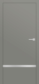 ERKADO - Inlays Brushed Steel Lux 117 Doors