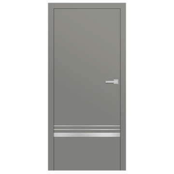 ERKADO - Inlays Brushed Steel Lux 118 Doors