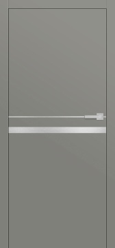 ERKADO - Inlays Brushed Steel Lux 119 Doors