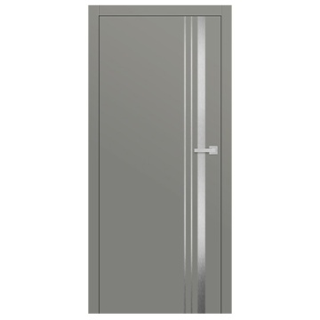 ERKADO - Inlays Brushed Steel Lux 121 Doors