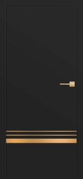 ERKADO - Inlays Brushed Gold Lux 418 Doors