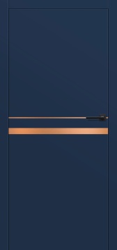 ERKADO - Inlays Brushed Copper Lux 519 Doors