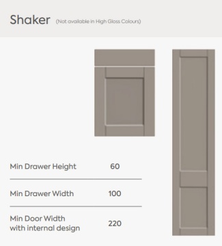 BELLA - Shaker - Made To Measure PVC Collection