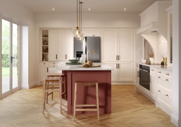 LAWRENSON - Painted Collection - Shell & Antique Red